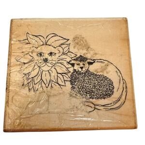 Close To My Heart Lion Lamb Peace On Earth S374 Rubber Stamp